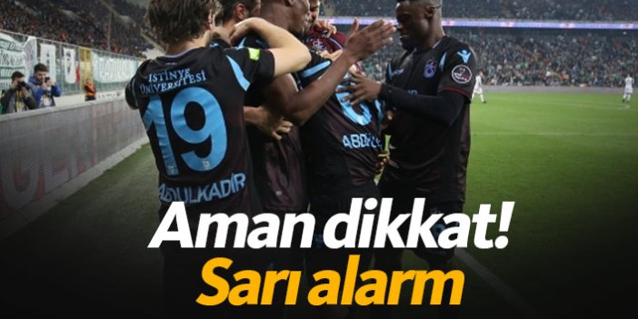Trabzonspor'da 5 isim sınırda