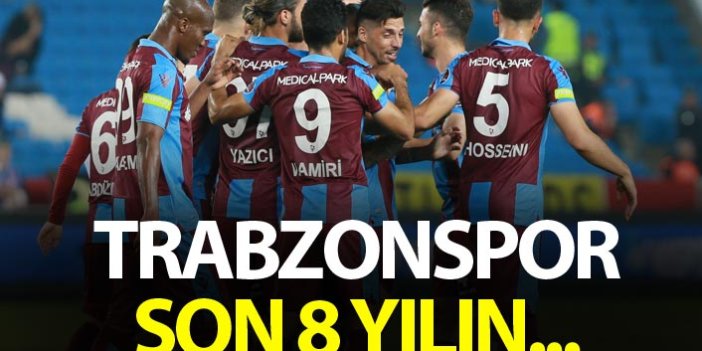 Trabzonspor son 8 yılın en parlak dönemini yaşıyor