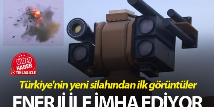Türkiye'nin yeni silahından ilk görüntüler