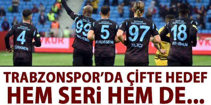 Trabzonspor, 9 maçlık yenilmezlik serisini sürdürmek istiyor.