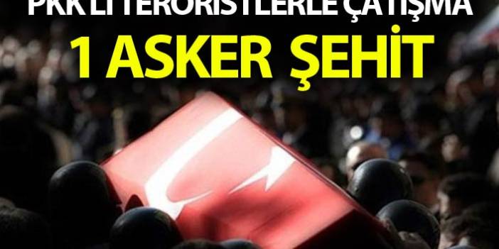 Tunceli'den PKK'lı teröristlerle çatışma yaşandı.: 1 şehit. 11 Mayıs 2019