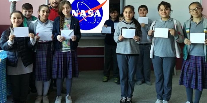 Akpınar Ortaokulu öğrencilerinden NASA’YA mektup
