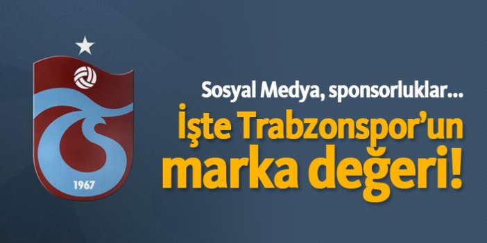 İşte Trabzonspor'un marka değeri...