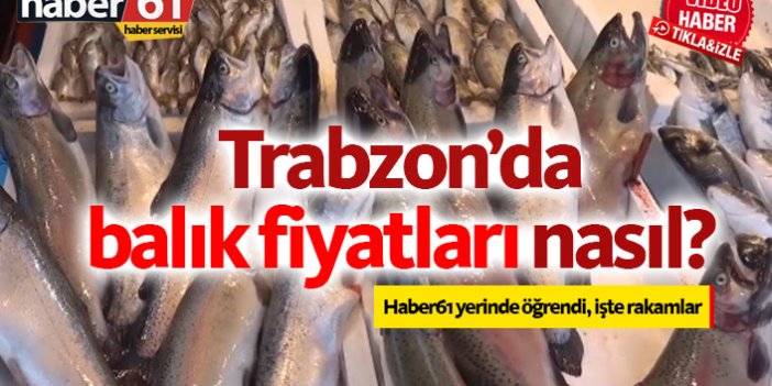 Trabzon'da balık fiyatları nasıl?