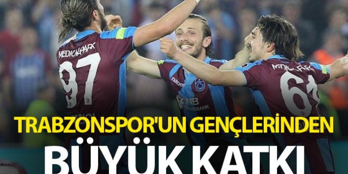Trabzonspor'un gençlerinden 20 puan