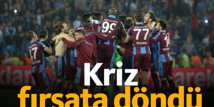 Trabzonspor krizi fırsata çevirdi