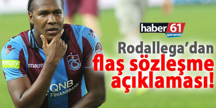 Rodallega'dan sözleşme açıklaması!