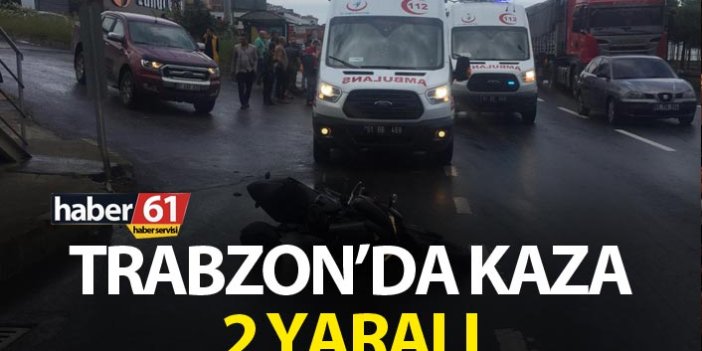 Trabzon’da kaza – 2 yaralı