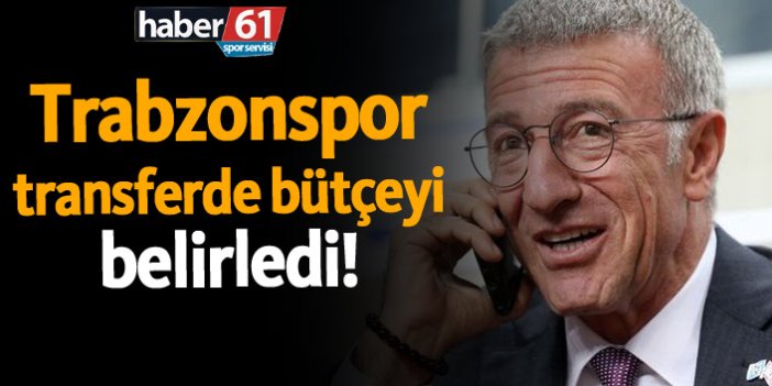 Başkan Ağaoğlu açıkladı! Trabzonspor transferde bütçeyi belirledi!