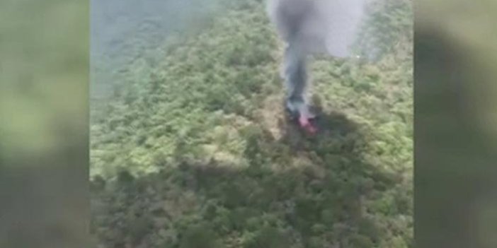 Askeri helikopter düştü: 6 ölü
