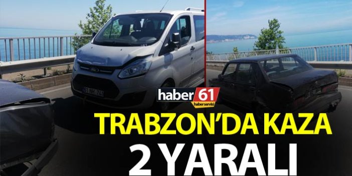 Trabzon’da kaza – 2 Yaralı