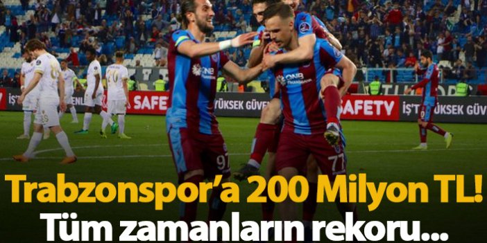 Trabzonspor'dan rekor gelir