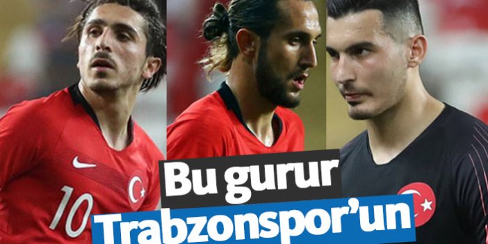 Bu gurur Trabzonspor'un