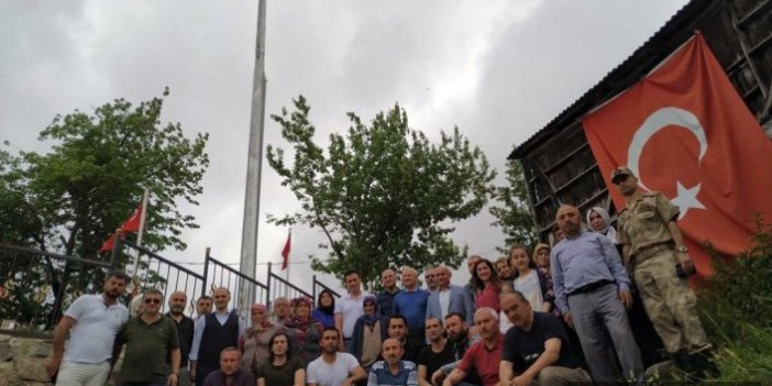 Giresun'da 15 metre Türk bayrağı