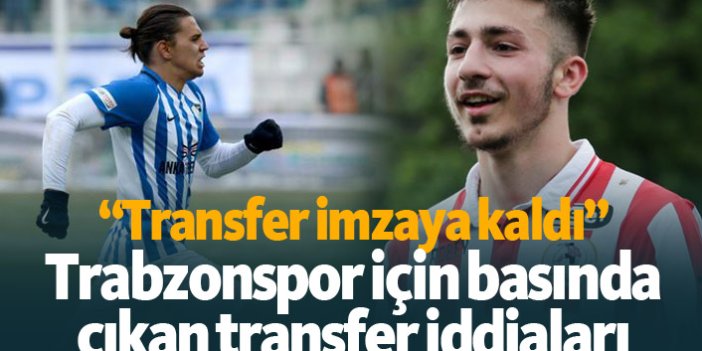 Trabzonspor transfer haberleri - 09.06.2019
