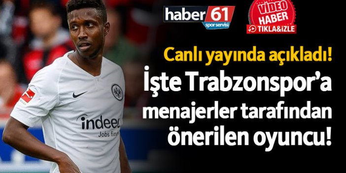 İşte Trabzonspor’a menajerler tarafından önerilen oyuncu!