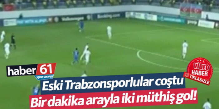 Eski Trabzonsporlular şov yaptı