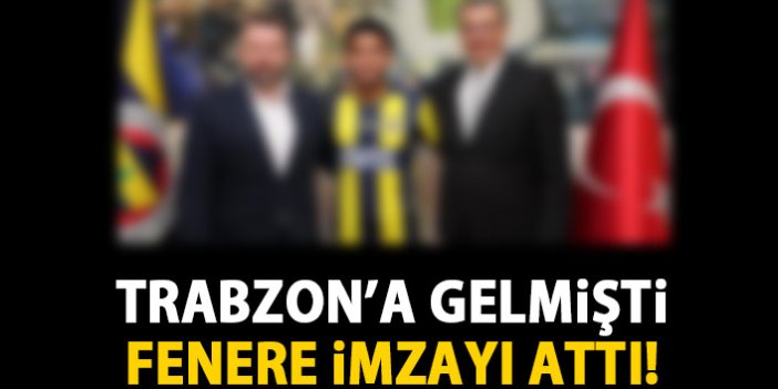 Trabzonspor ile anlaşamadı Fenerbahçe'ye imza attı!