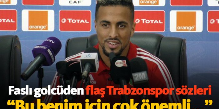 Faslı golcü Rachid Alioui'den flaş Trabzonspor açıklaması