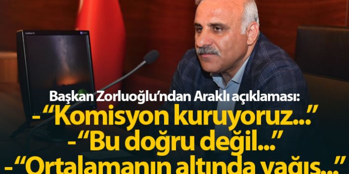 Murat Zorluoğlu: "Ortalamanın altında yağış..."