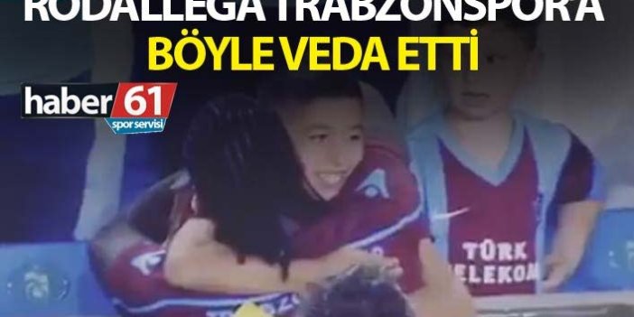 Hugo Rodallega Trabzonspor'a böyle veda etti