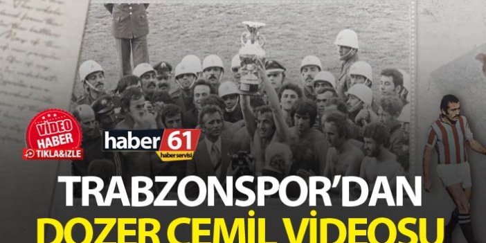 Trabzonspor'dan Dozer Cemil videosu