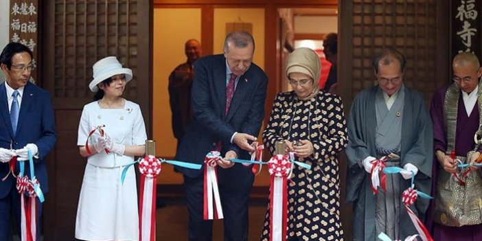 Cumhurbaşkanı Erdoğan Japonya'da 'Ara Güler Sergisi'ni açtı