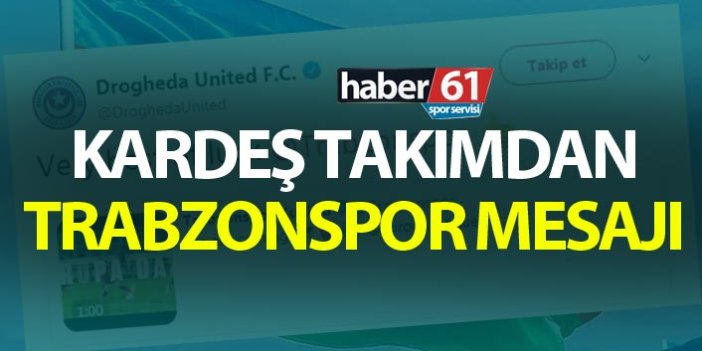 Kardeş Takımdan Trabzonspor mesajı