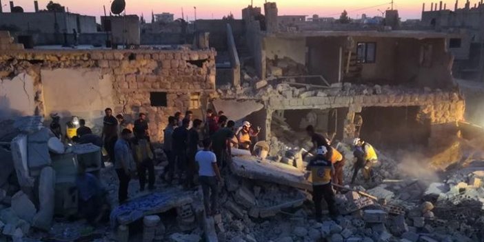 İdlib'e hava saldırıları: 14 ölü