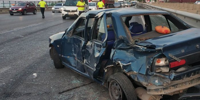 Samsun'da düğün konvoyunda kaza: 2 yaralı