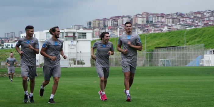 Trabzonspor'da o futbolcular özel çalıştı!