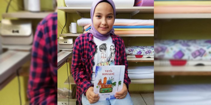 Giresun'da 11 yaşındaki Elif, ikinci kitabını yazdı!