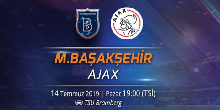 Başakşehir'in rakibi Ajax!