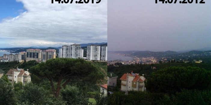 İşte Trabzon’da plansız yapılaşmayı gösteren en net fotoğraf!
