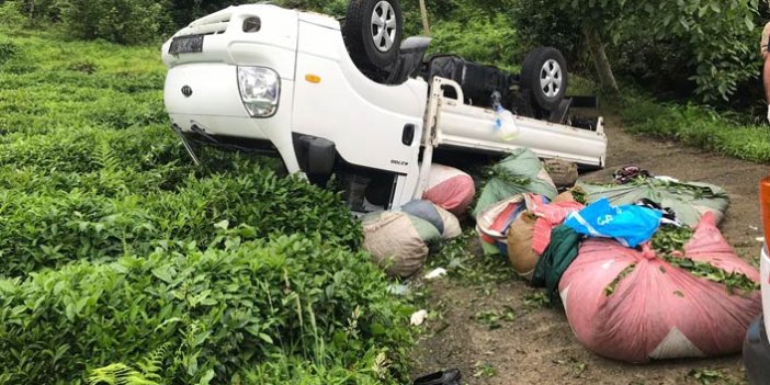 Rize’de trafik kazası: 8 yaralı