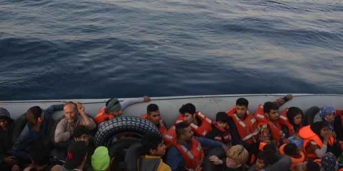 28’i çocuk 77 kaçak göçmen yakalandı