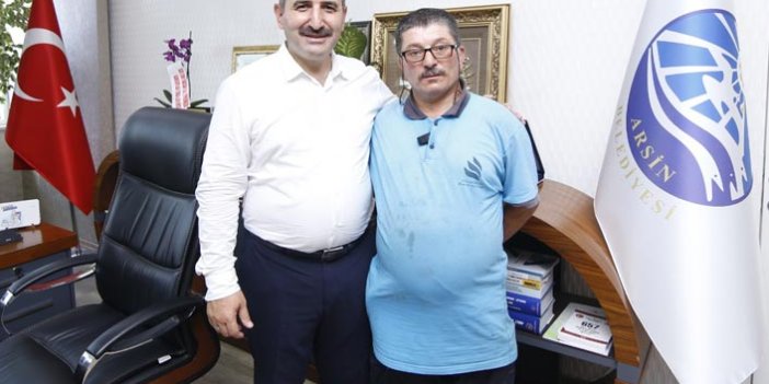 Trabzon'da temizlik işçisinden örnek davranış
