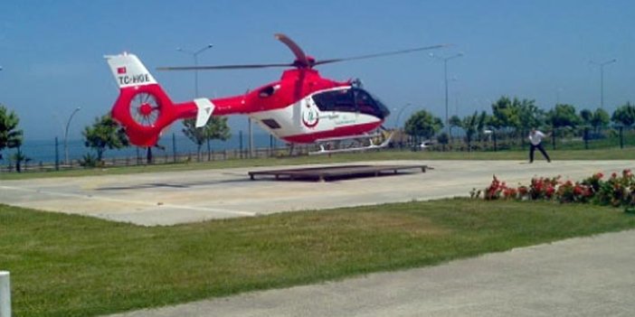 Yüksek gerilim hattında yaralandı - Trabzon'dan helikopterle alındı