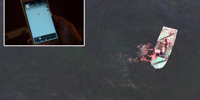 Denizde boğulan şahsın yeri, ‘drone’ ile tespit edildi