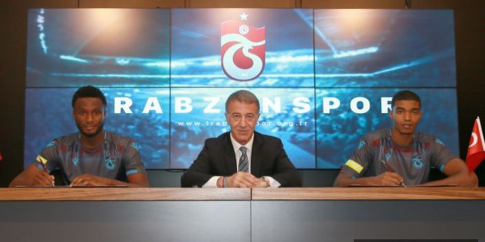 Trabzonspor yeni transferlerine imza töreni düzenledi