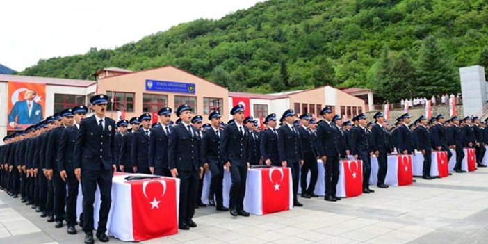 Trabzon'da yeni polisler mezun oldu
