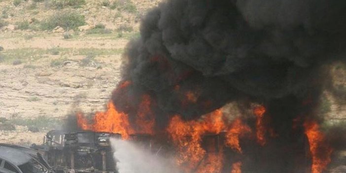 Petrol tankeri patladı: 57 ölü