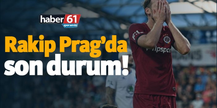 Trabzonspor'un rakibi Sparta Prag'da son durum!