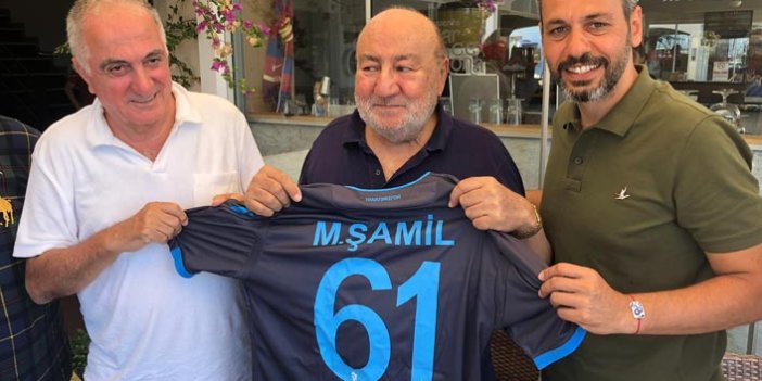 Trabzonspor'un efsane başkanı Şamil Ekinci'ye forma sürprizi