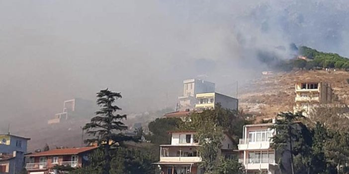 Marmara Adası'nda alevler yeniden yükseldi