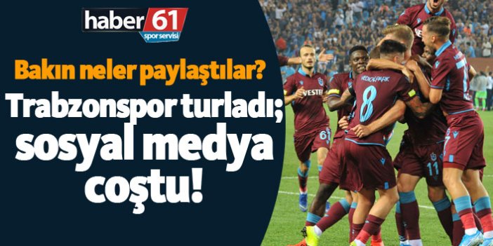 Trabzonspor - Sparta Prag maçı sonrası sosyal medya coştu!