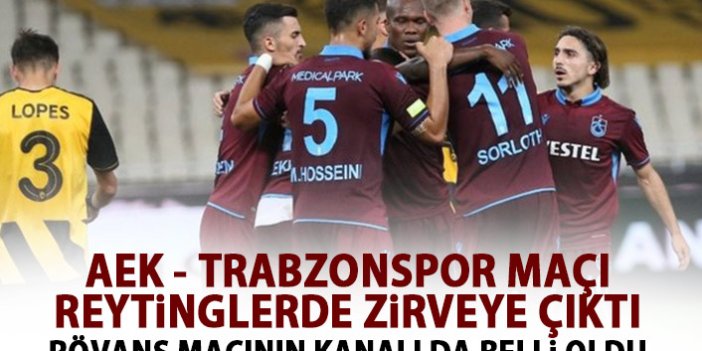 Trabzonspor zirvede yer aldı!