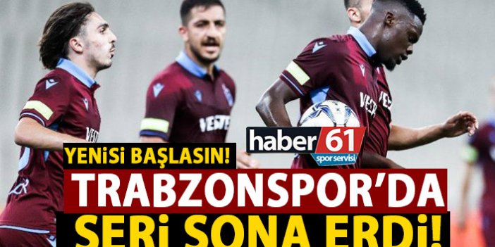 Trabzonspor’da yenilmezlik serisi sona erdi