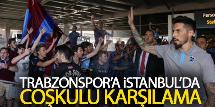 Trabzonspor'a İstanbul'da coşkulu karşılama