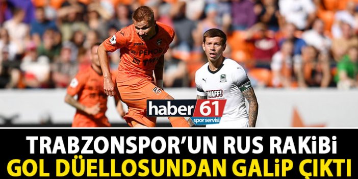 Trabzonspor’un rakibi Krasnodar gol düellosundan galip çıktı!